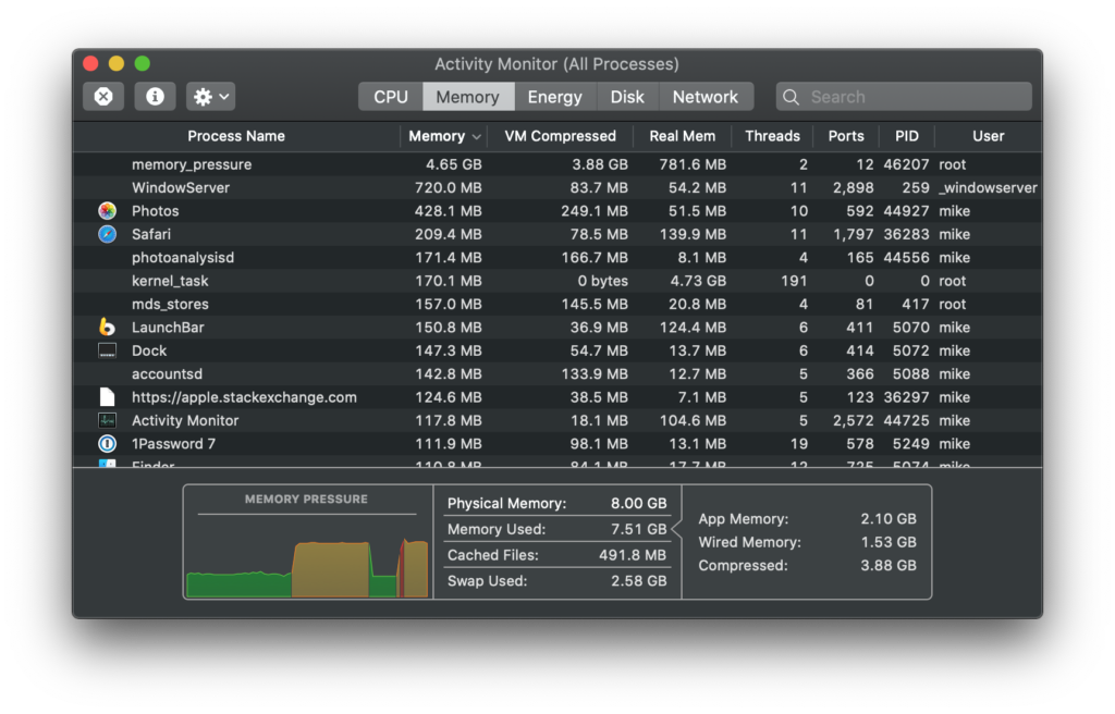 safari vs chrome performance on Macbook ram 
