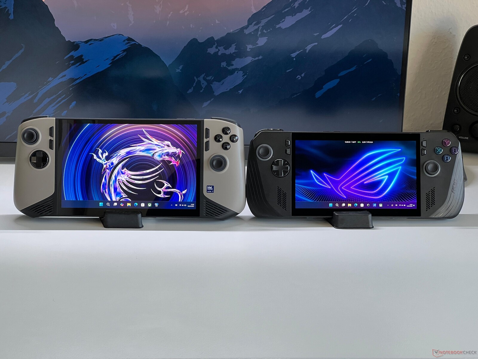 Intel Arc G3 Extreme performance lead over Ryzen Z2 Extreme in PassMark CPU and GPU benchmarks