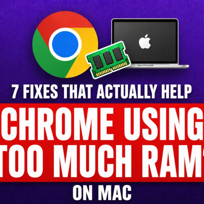 Chrome Using Too Much RAM on Mac 7 Practical Fixes