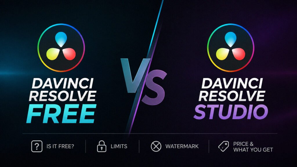 Is DaVinci Resolve Free Limits, Watermark, Price & What You Get